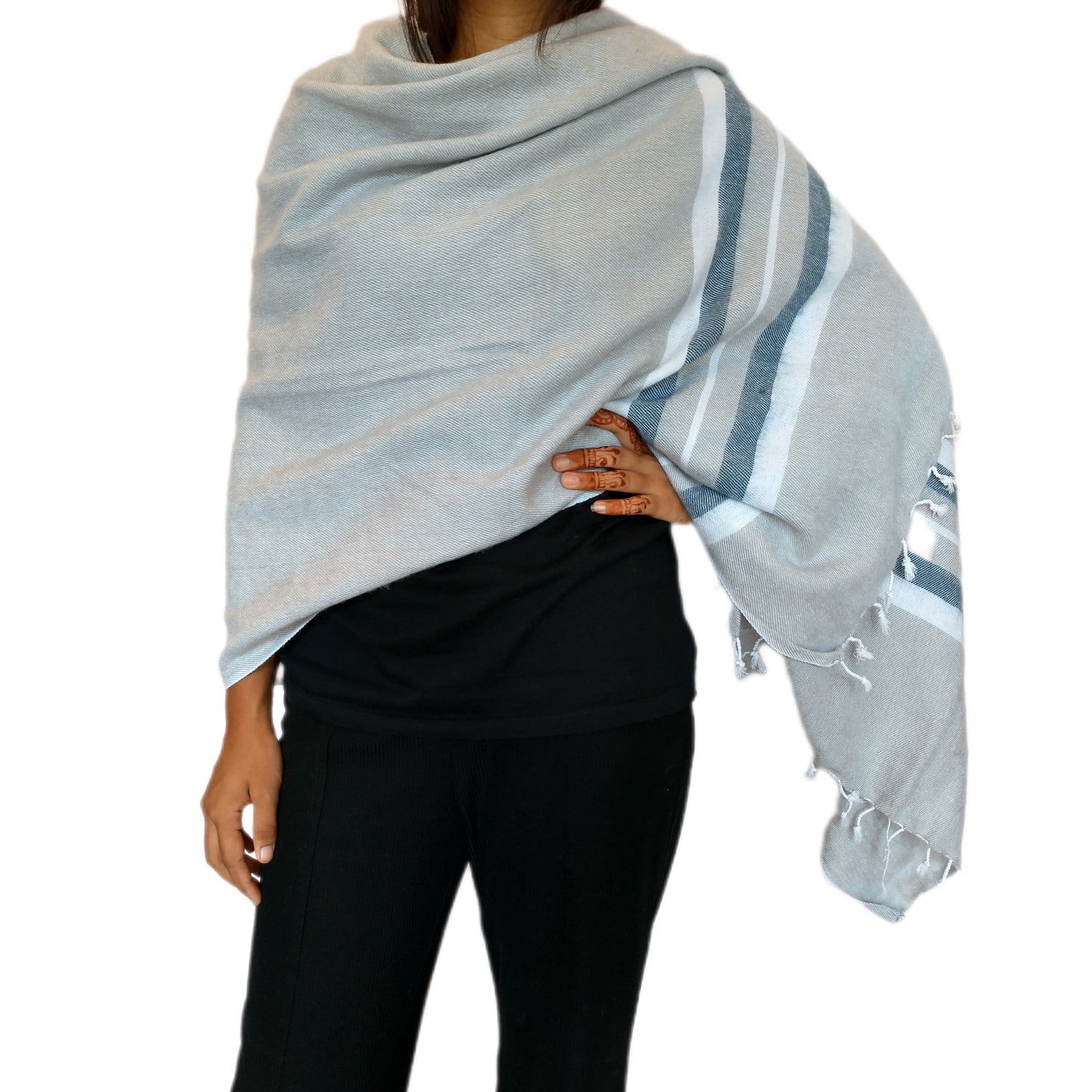 Winter shawl ( Ash color)