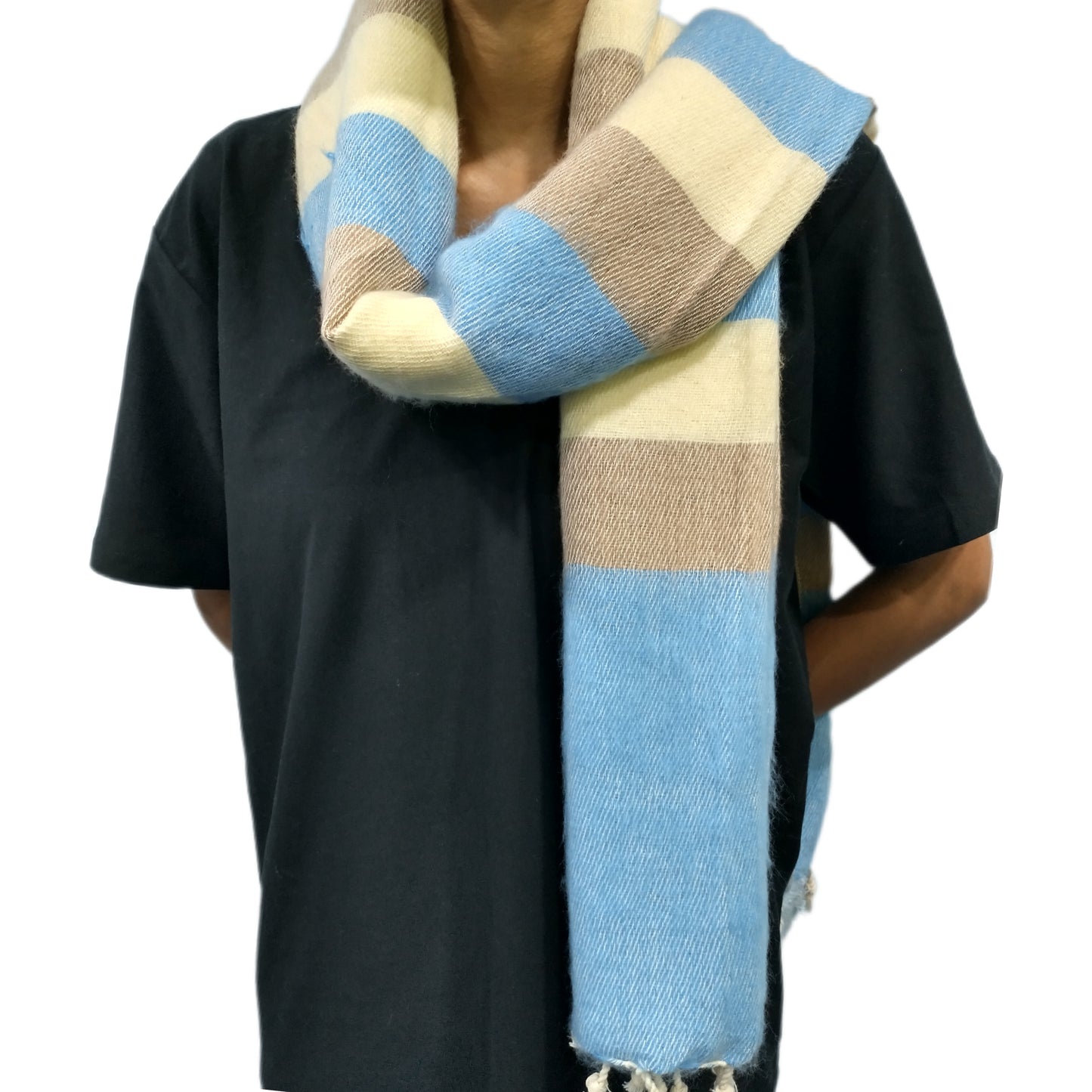 Winter Shawl ( Blue Mixed)