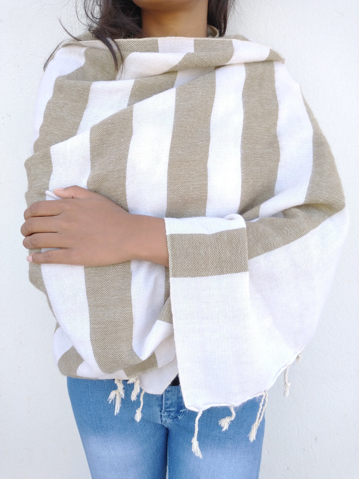 Winter Scarf/Shawl (Brown)