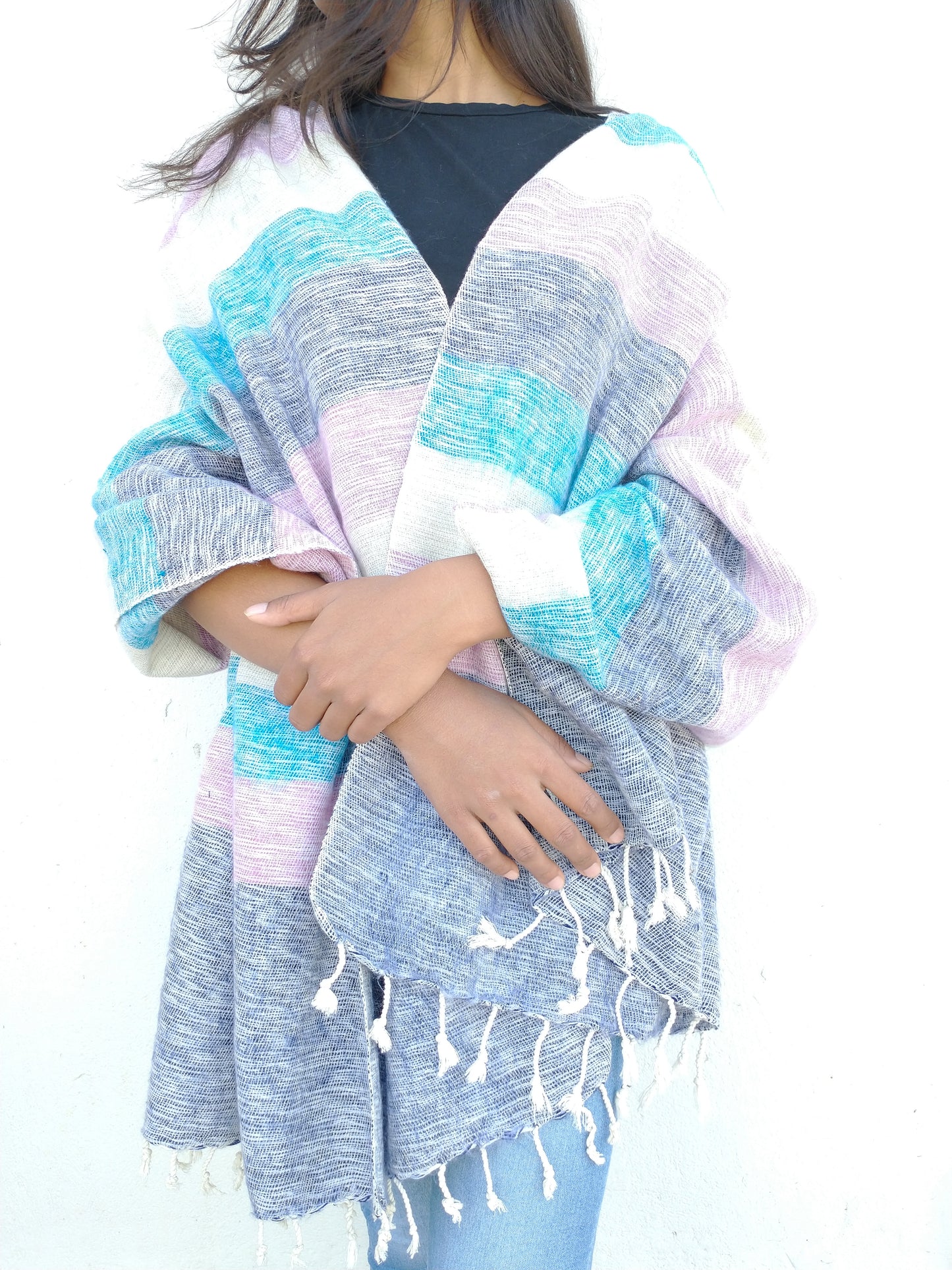 Winter Scarfs/Shawls (Sky Blue)
