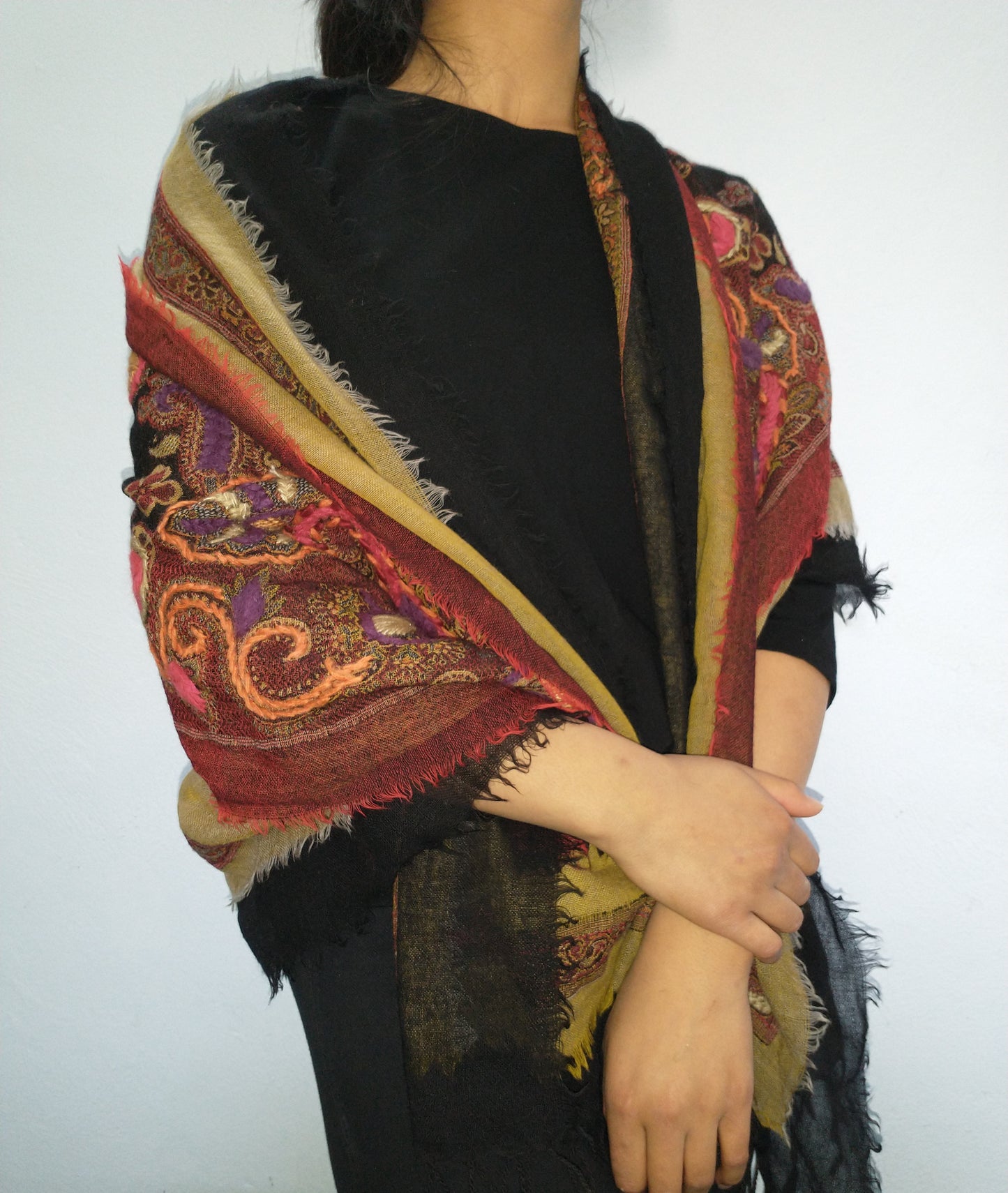 3 Layer Shawls (Black)