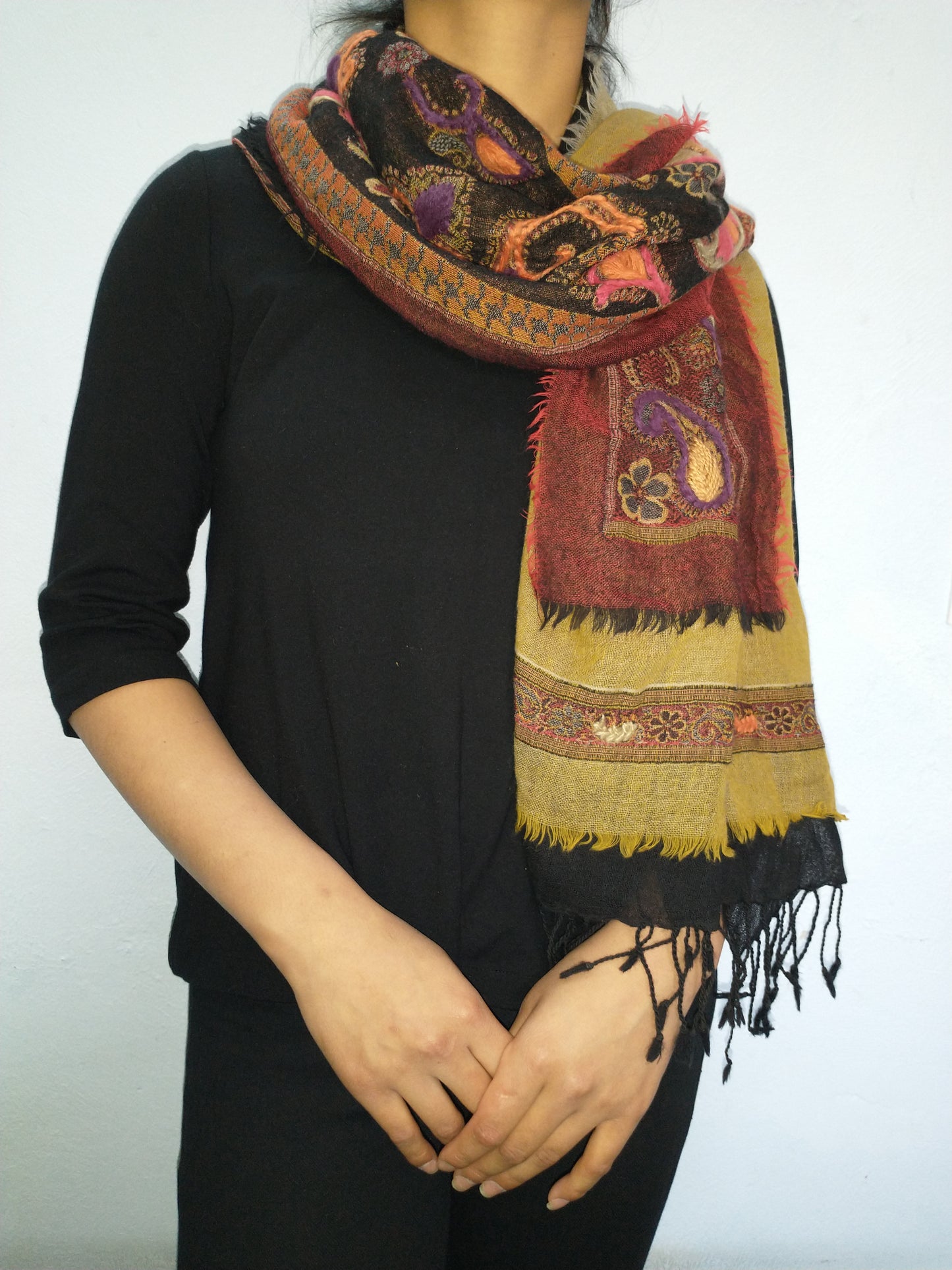 3 Layer Shawls (Black)