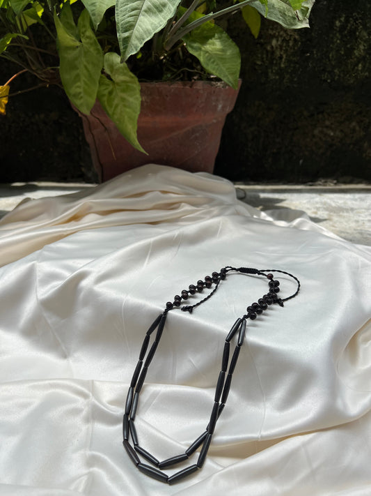 Black Braided Wooden