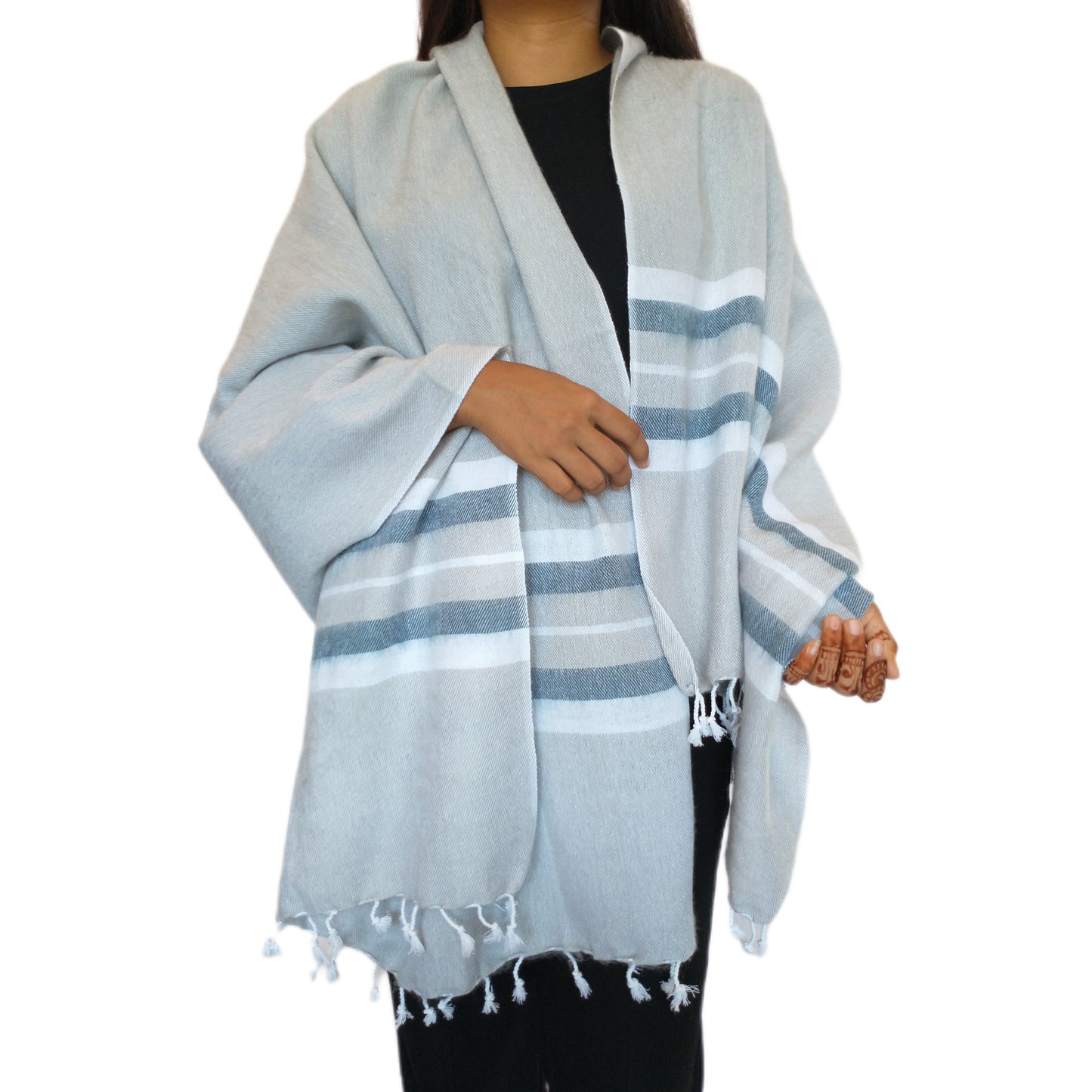 Winter shawl ( Ash color)