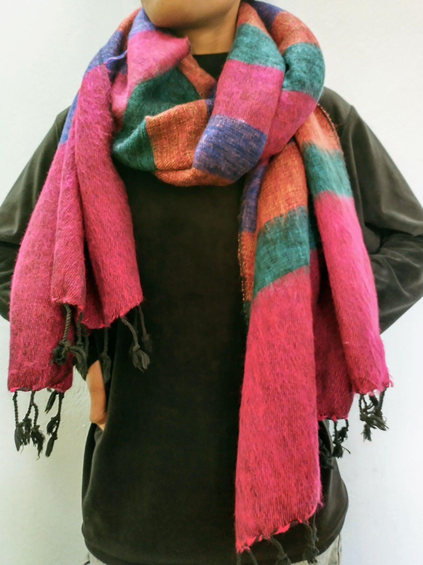 Winter Scarf/shawl (Pink)
