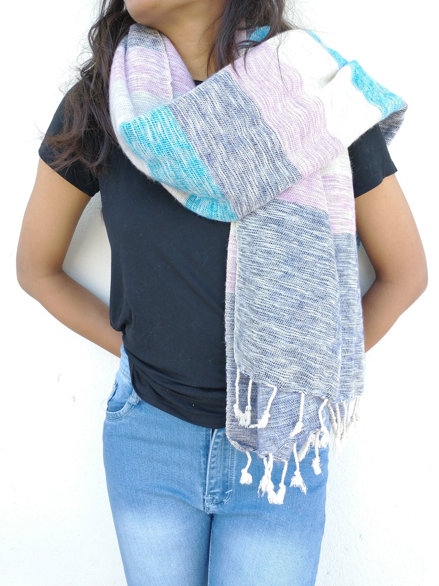 Winter Scarfs/Shawls (Sky Blue)